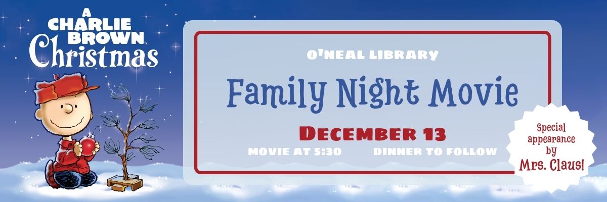 Family Night Movie: A Charlie Brown Christmas