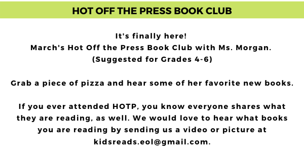 Hot Off the Press Book Club Info
