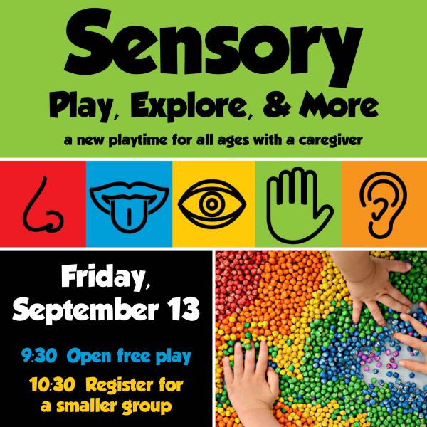 Image for event: Sensory Play, Explore &amp; More