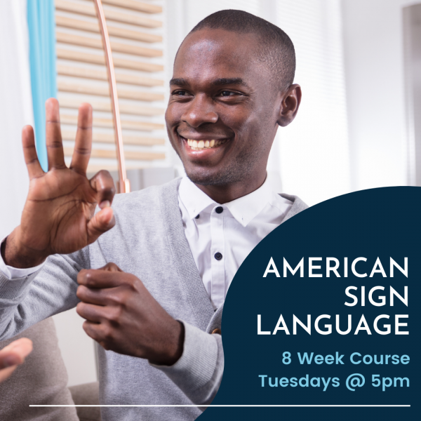 Image for event: Beginner American Sign Language (ASL) Classes