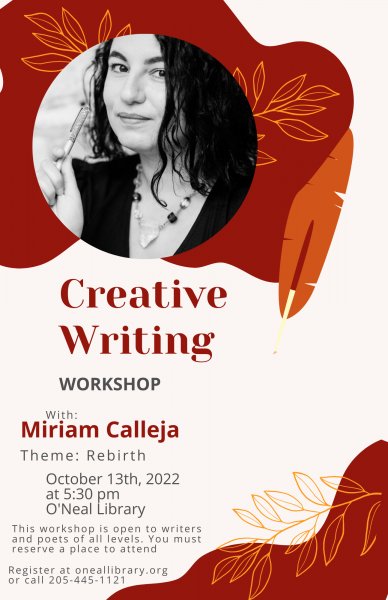 Image for event: Creative Writing Workshop