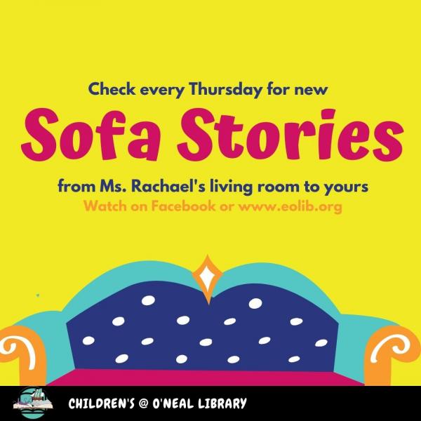 Image for event: Sofa Stories with Ms. Rachael