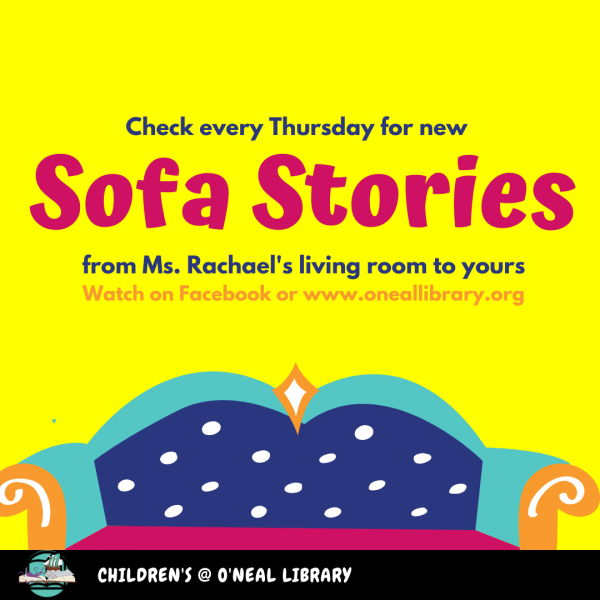 Image for event: Sofa Stories with Ms. Rachael